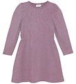 Minymo Kjole - Glitter - Rib - Rose Brown