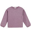 Minymo Bluse - Glitter - Rib - Rose Brown