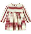 Lil' Atelier Kjole - NmfLima - Turtledove/Red Dahlia