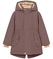 Mini A Ture Vinterjakke - MatVikania Fleece - Peppercorn Plum
