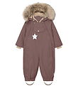 Mini A Ture Flyverdragt - MatWisti Fleece/Fur - Peppercorn Plum