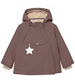 Mini A Ture Vinterjakke - MatWang Fleece - Peppercorn plum