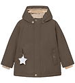 Mini A Ture Vinterjakke - MatWally Fleece - Tarmac green
