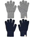 MP Handsker - Uld - Comfy - 2-pak - Mix Light Grey/Mel Blue