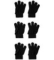 Name It Handsker - Strik - 3-pak - NknMagic - Sort