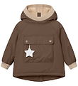 Mini A Ture Vinterjakke - MatBaby Wen Fleece Anorak - Chestnut B