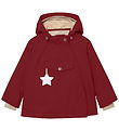 Mini A Ture Vinterjakke - MatWang Fleece - Red Merlot