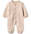 Wheat Jumpsuit - Wool - Levi - Pale Lilac