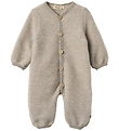 Wheat Jumpsuit - Wool - Levi - Khaki melange