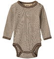 Wheat Body l/æ - Uld - Rib - Lucca - Wood Stripe