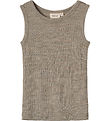 Wheat Undertrøje - Uld/Silke - Iggy - khaki melange