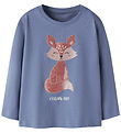 Name It Bluse - NmfVeen - Blue Ice/Foxy