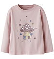 Name It Bluse - NmfVeen - Burnished Lilac/Mushroom