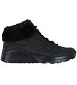 Skechers Støvler - Uno Lite Cozy Leopard - Sort