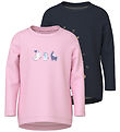 Name It Bluse - NmfVix - 2-pak - Sweet Dreams/Navy Blazer/ Star