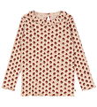 Konges Sløjd Bluse - Rib - Nia - Ruby Rose m. Hulmønster