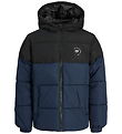 Jack & Jones Dynejakke - jjmAze - Sky Captain/WHITE LOGO