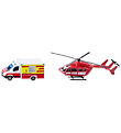 Siku Mercedes-Benz Rescue Van & Helicopter - 1748