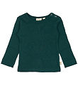 Petit Piao Bluse - Rib - Modal - Dark Sea