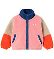 Tiny Cottons Fleecejakke - Color Block Polar - Dark Blue