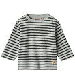 Wheat Bluse - Dallas - Soft Blue Stripe