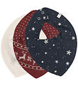 Pippi Savlesmæk - 3-pak - Spids - AOP - New Maroon