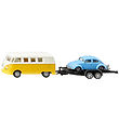 Siku Bil m. Trailer - 1:50 - VW T1 m. Trailer & VW Beetle - 2567