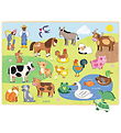 Djeco Puslespil - Puzzlo Campo - 22 Brikker