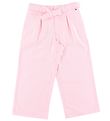 Tommy Hilfiger Bukser - Neon Ithaca - Cotton Candy m. Striber