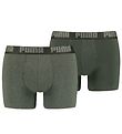 Puma Boxershorts - Basic - 2-pak - Armygrn