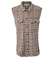 Hound Vest - Plaid - Sand m. Tern