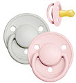 BIBS De Lux Sutter - 2-pak - Str. 2 - Rund - Haze/Blossom