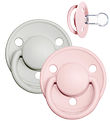 BIBS De Lux Sutter - Onesize - 2-pak - Rund - Haze/Blossom