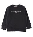 Tommy Hilfiger Sweatshirt - Essential - Organic - Sort