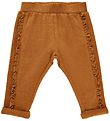 Minymo Sweatpants - Glazed Ginger m. Frynser