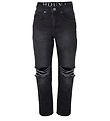 Hound Jeans - Wide w/ Holes - Black Denim