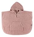 Nørgaard Madsens Badeponcho m. Hætte/Lomme - 70x50 cm - Pale Mau