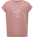 Hummel T-shirt - HmlDiez - Woodrose