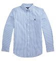 Polo Ralph Lauren Skjorte - Classics - Blå/Hvidstribet