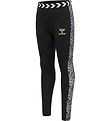 Hummel Leggings - HmlNanna - Sort/Hvid