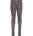 Hummel Leggings - HmlLeo - Black Iris/Multi