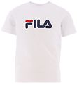 Fila T-shirt - Solberg - Bright White m. Print