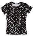 Cost:Bart T-shirt - Rosita - Sort m. Blomster