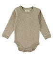 Gro Body l/ - Sol - Light Grey Green m. Blomster