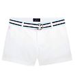 Polo Ralph Lauren Shorts - Classics - Hvid m. Bælte