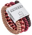 Kknekki Elastikker - 4-pak - Brun/Lilla/Beige/Rosa