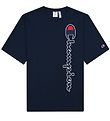 Champion Fashion T-shirt - Navy m. Logo