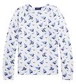 Polo Ralph Lauren Sweatshirt - Classics - Hvid/Bl m. Sejlskibe