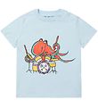 Stella McCartney Kids T-shirt - Lysebl m. Blksprutte