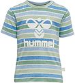 Hummel T-shirt - hmlPELLE - Grayed Jade
